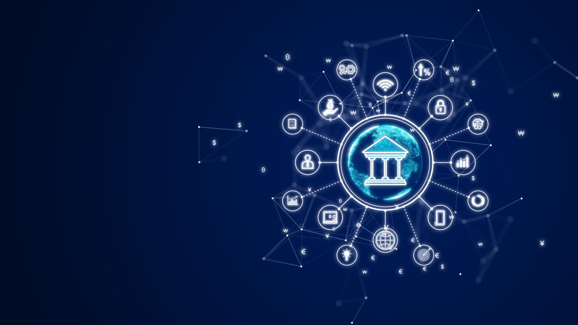 Virtual banking, technology finance concept Using Fintech and Digital Innovation to Provide Convenient and Secure Internet Banking